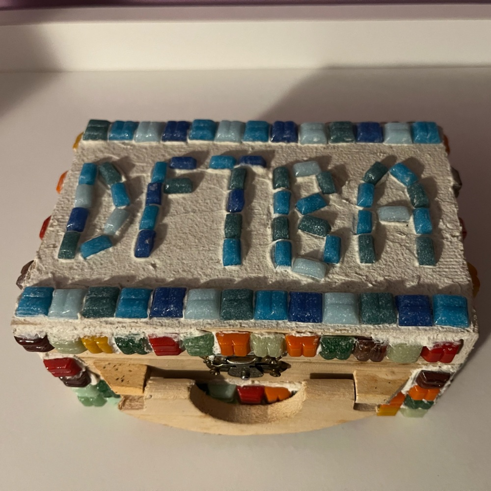 Hand made tiled DFTBA box